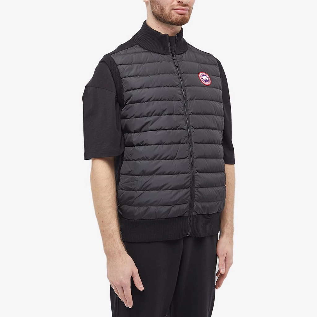 Canada Goose Men's Hybridge Knit Vest Black